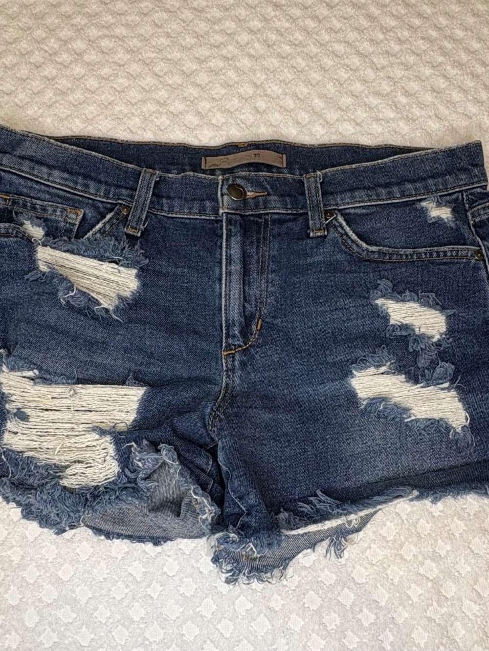 Joe's Jeans Distressed Cut-Off Denim Shorts | W28